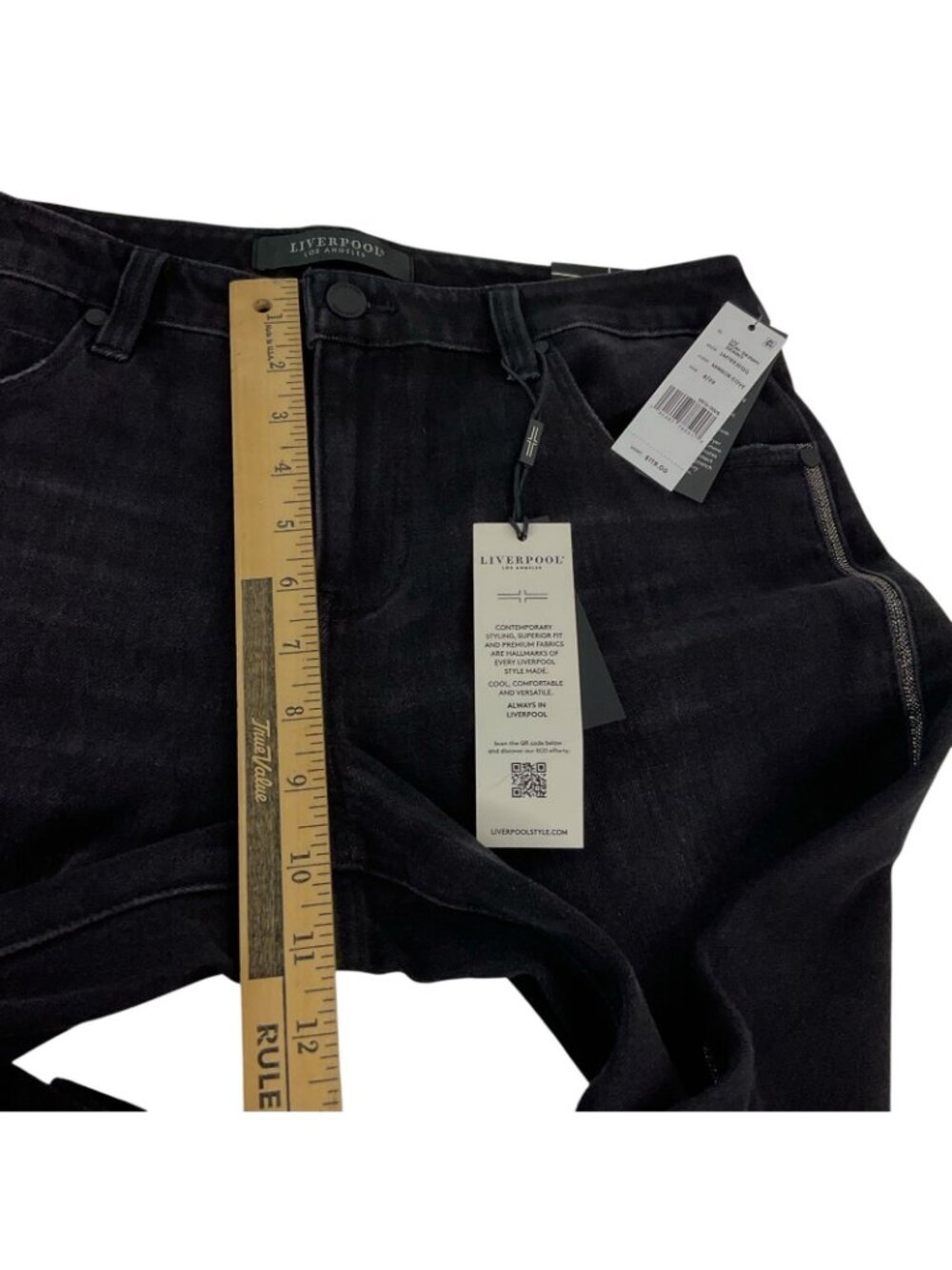 Liverpool Los Angeles Jeans Womens Sz 8/29 Mirror Cove Relaxed Stretch Nwt $98 - Picture 10 of 11